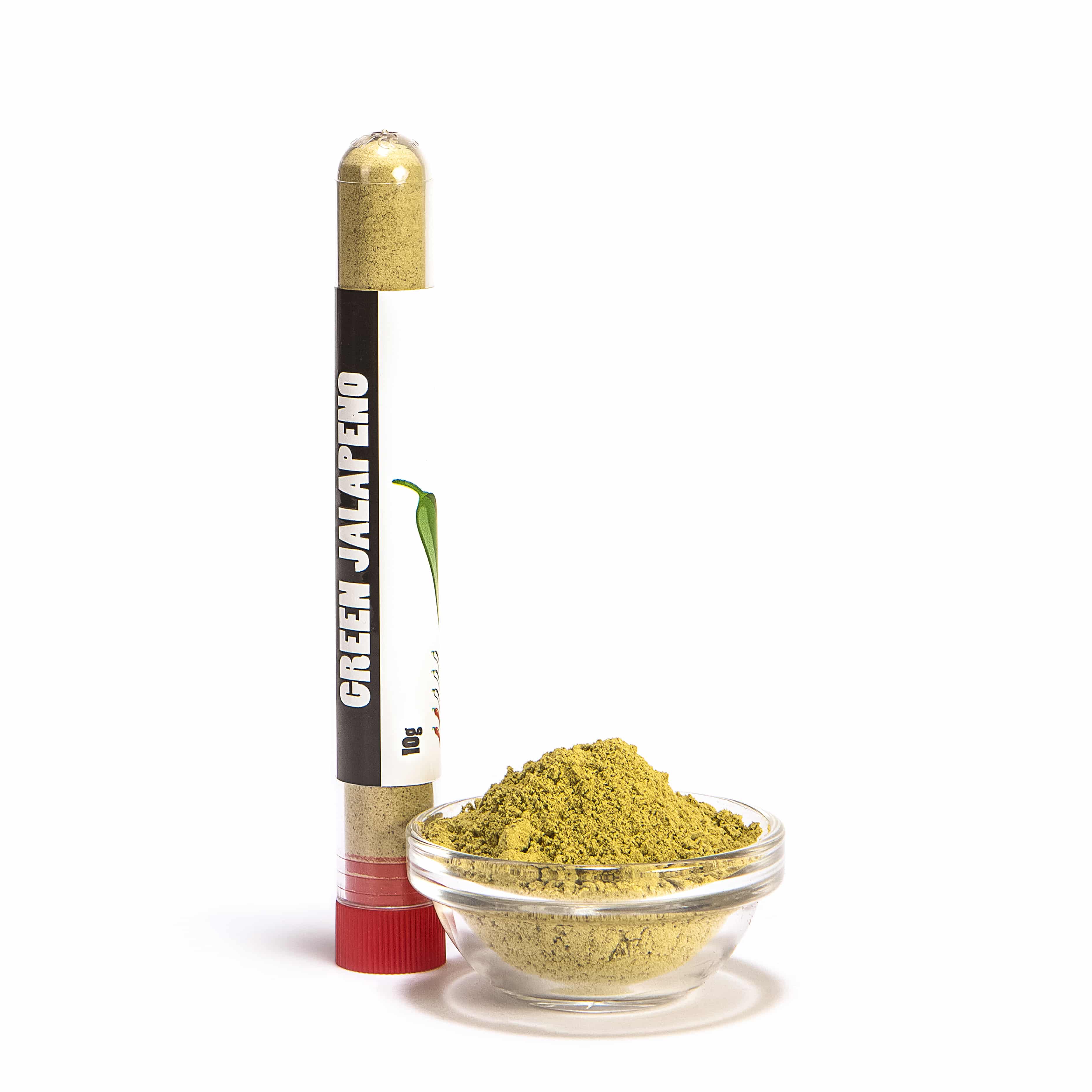 Green Jalapeno polvere peperoncino piccante 10 gr